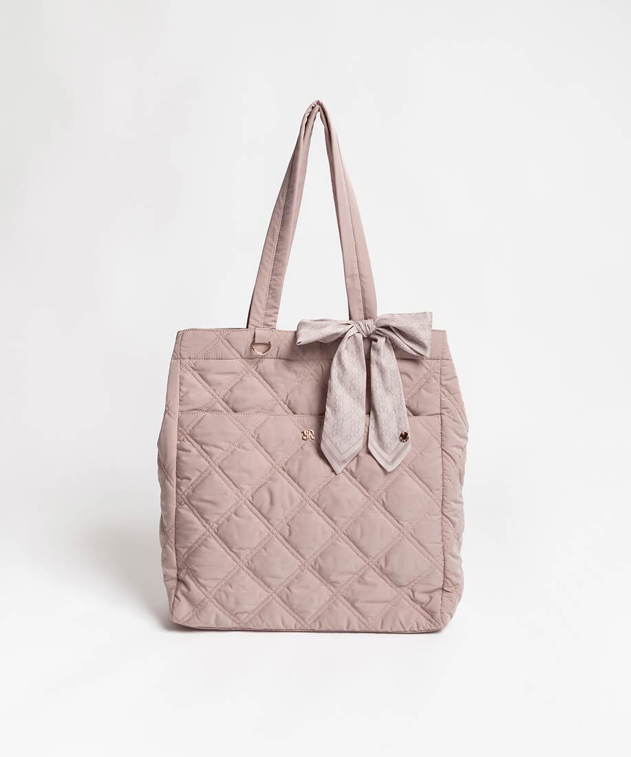  「【A4対応】2WAY リボンキルティングトートバッグ」|トートバッグ|