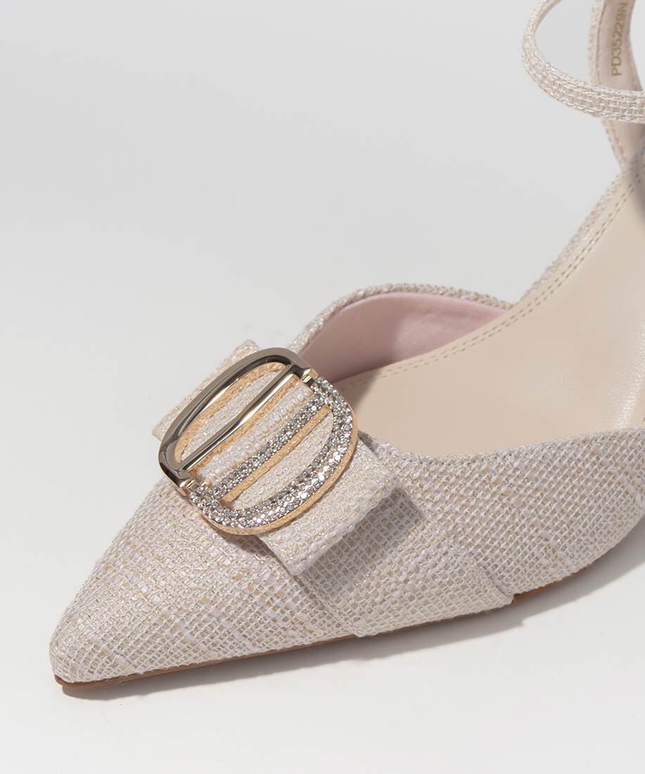  「ビジューパーツストラップパンプス」|パンプス|