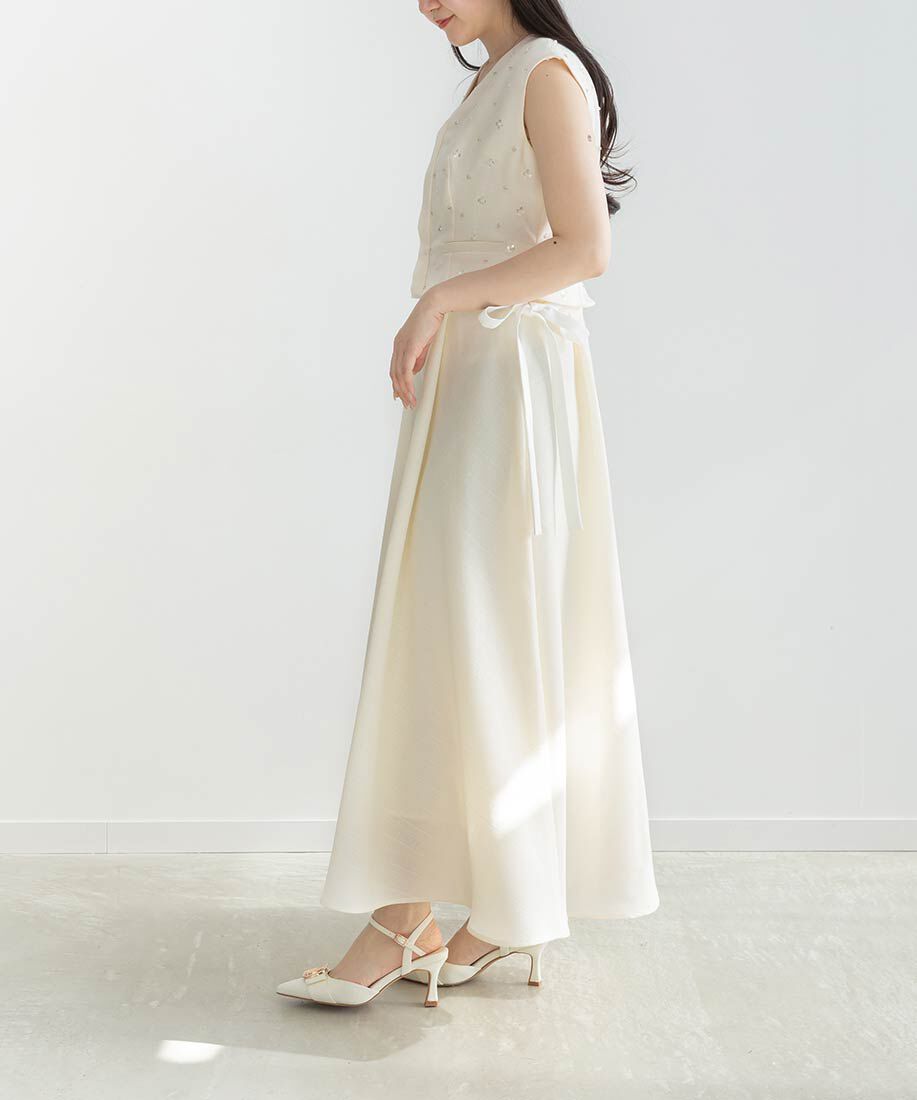  「ビジューパーツストラップパンプス」|パンプス|