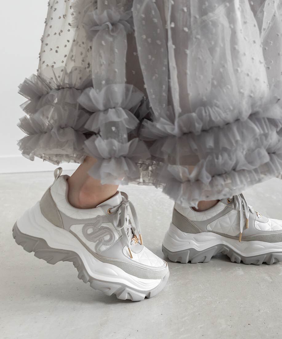  「モノグラムボリュームソールスニーカー」|スニーカー|
