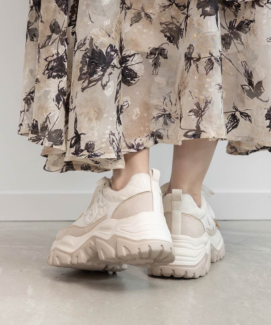  「モノグラムボリュームソールスニーカー」|スニーカー|