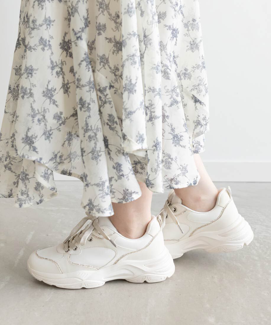  「グリッターラインスニーカー」|スニーカー|