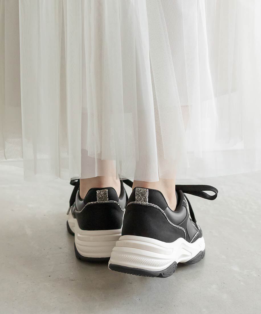  「グリッターラインスニーカー」|スニーカー|