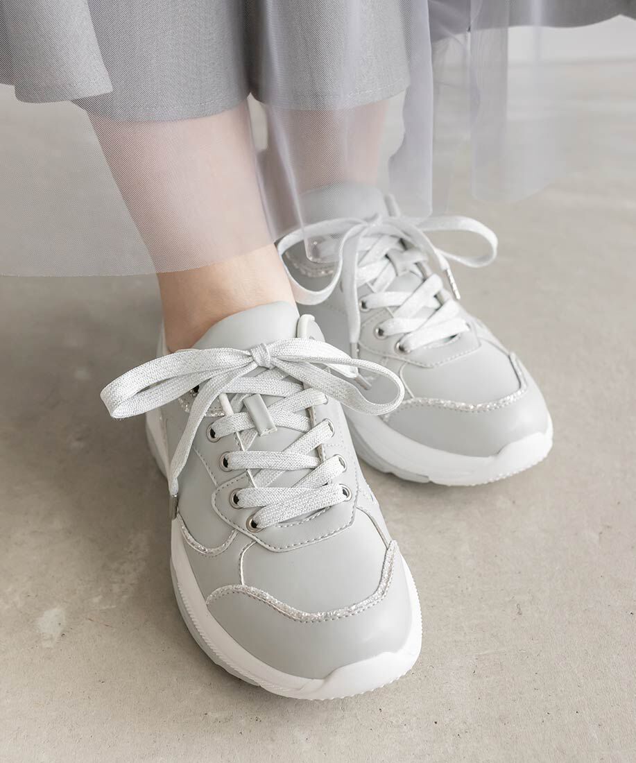  「グリッターラインスニーカー」|スニーカー|