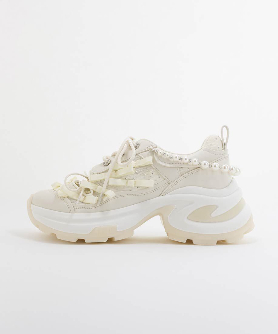  「2WAY ミニリボンシアースニーカー」|スニーカー|