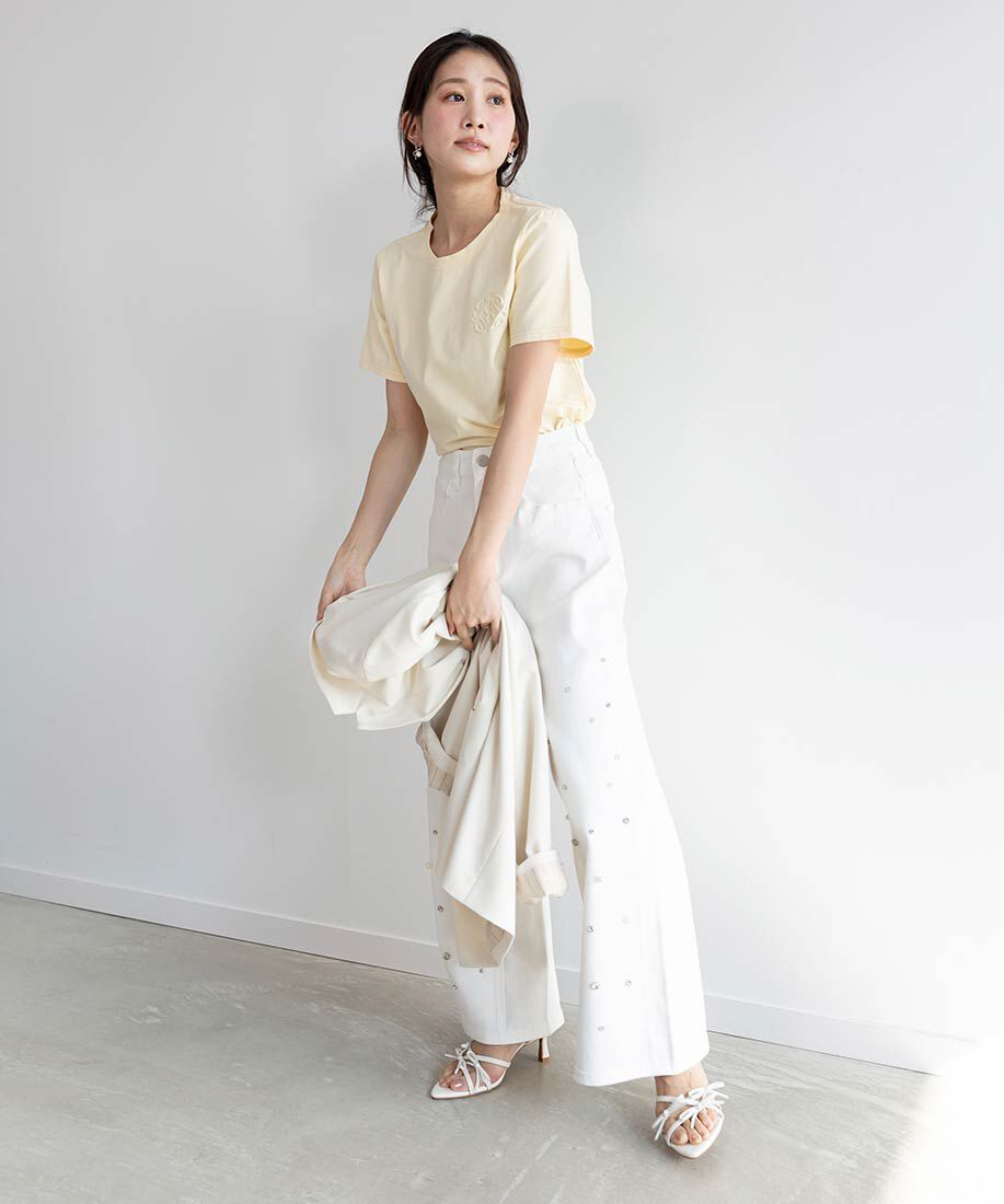  「ミニリボンナローストラップサンダル」|サンダル|