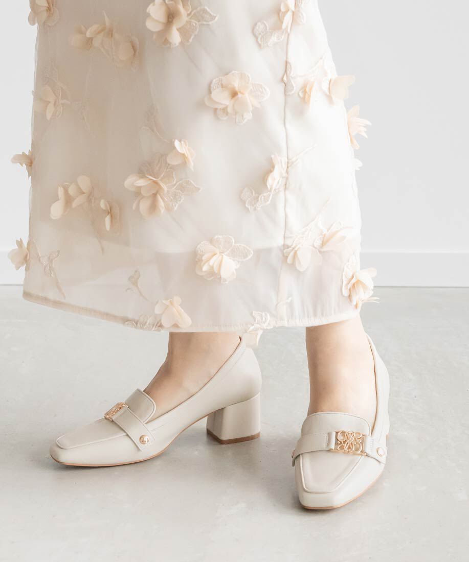  「2WAY モノグラムローファーシューズ」|ローファー|