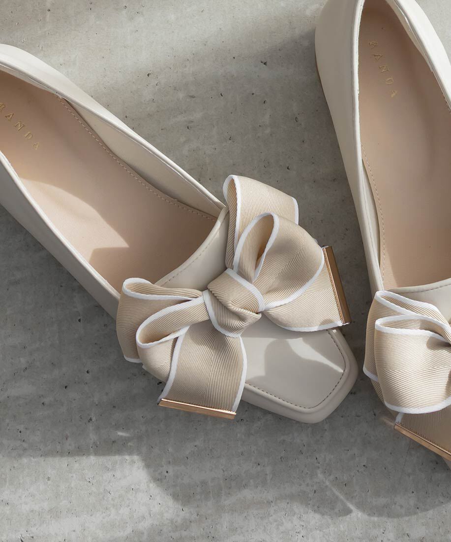  「ビッグリボンデザインローファー」|ローファー|