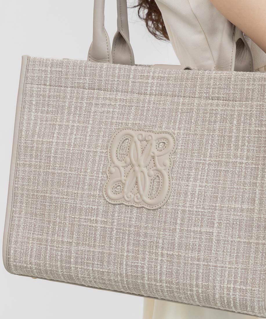  「【A4対応】モノグラムデザイントートバッグ」|トートバッグ|
