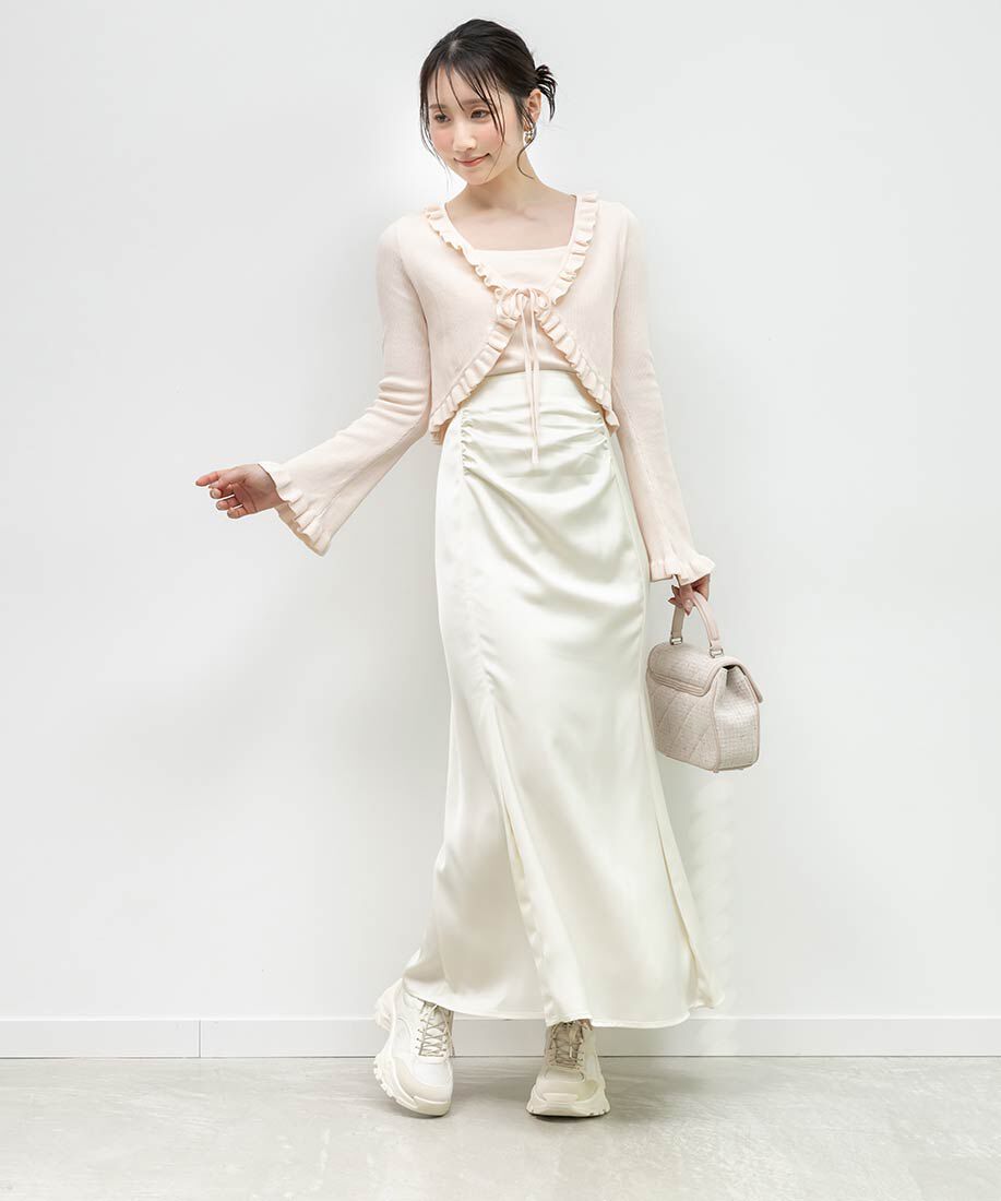  「フラワーパーツドローコードスニーカー」|スニーカー|