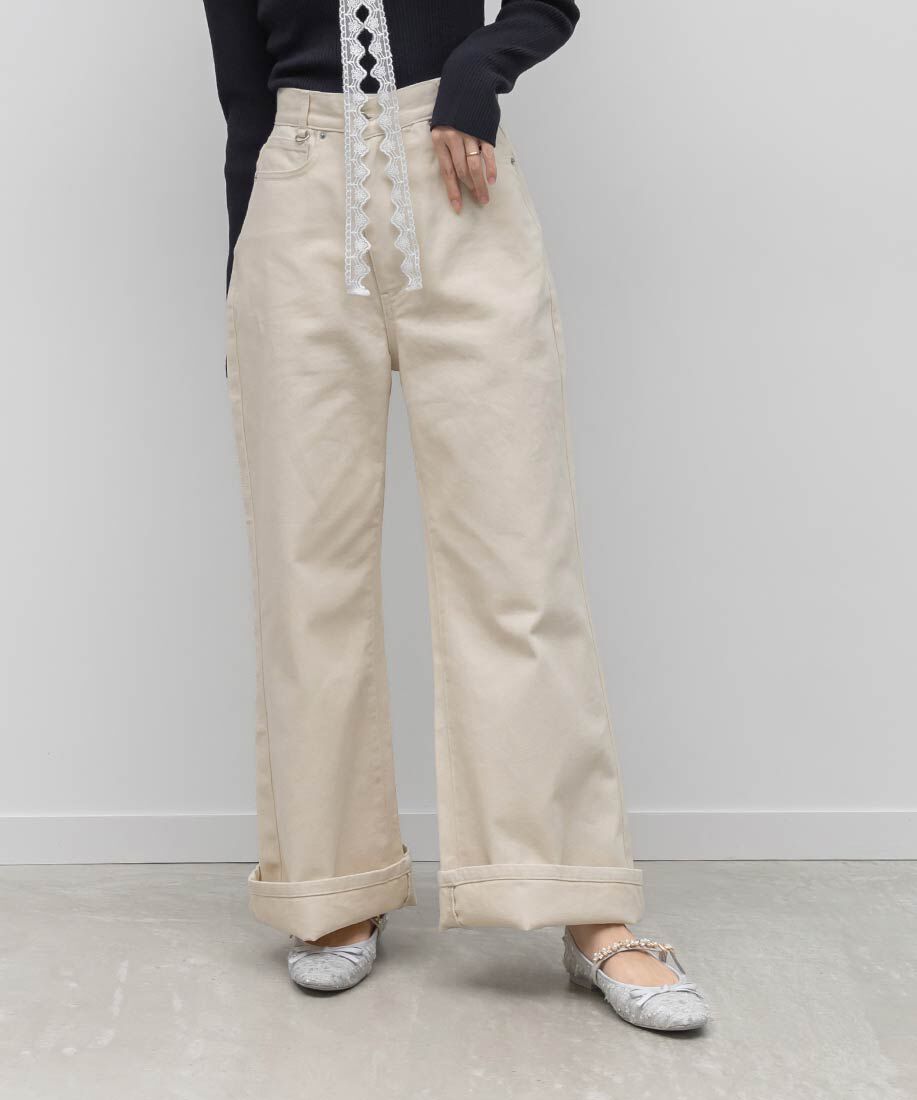  「ビジューストラップバレエシューズ」|パンプス|