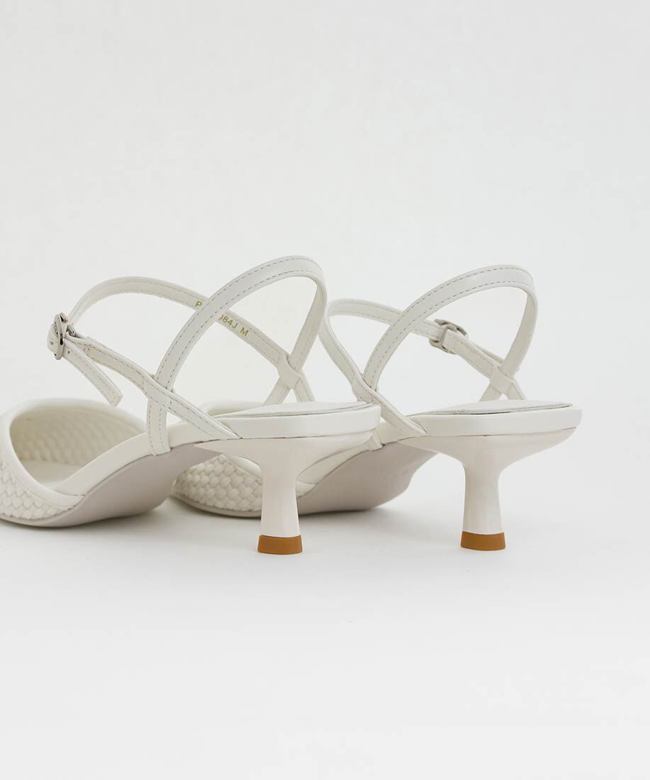  「ブレードデザインアンクルストラップパンプス」|パンプス|