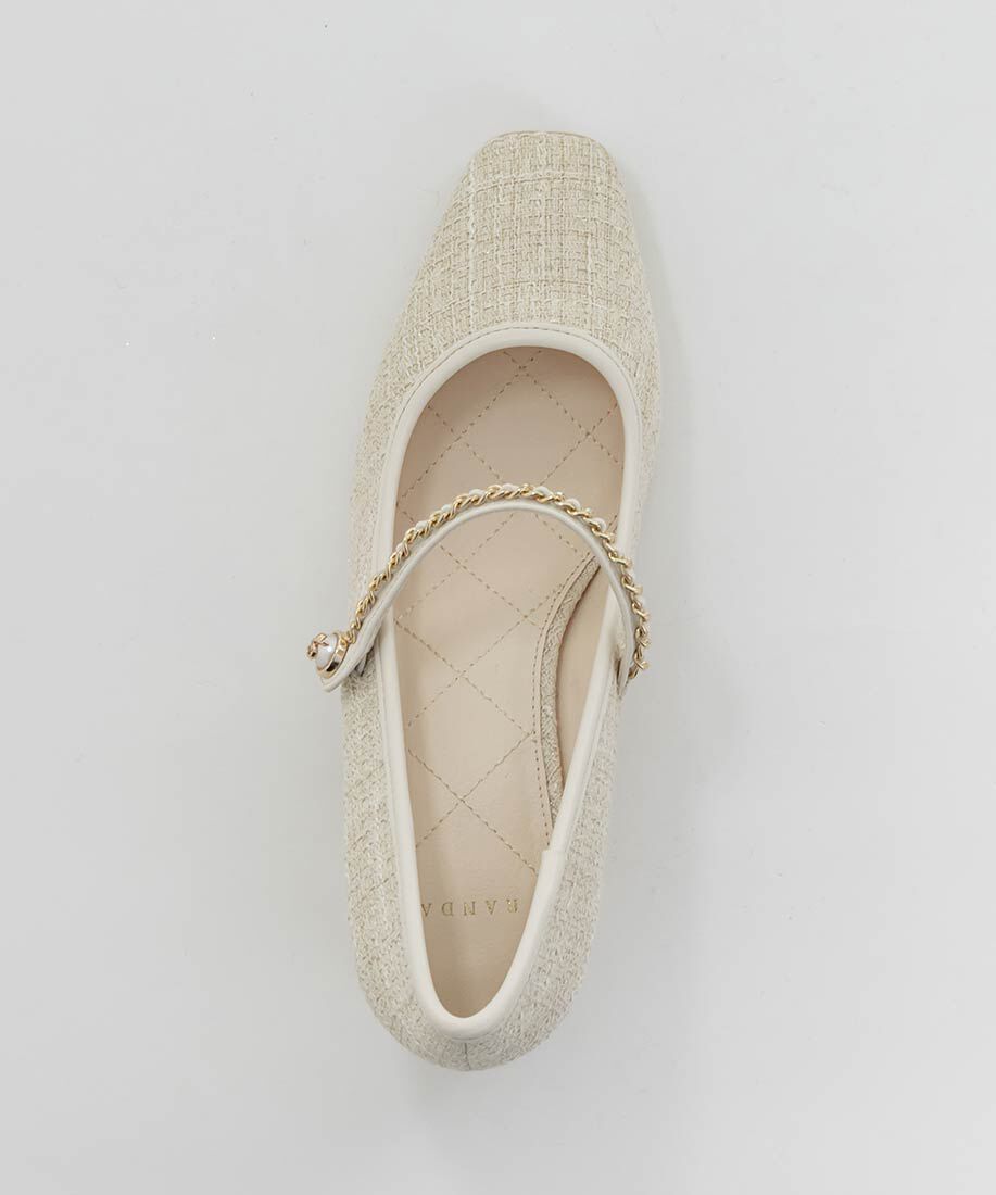  「チェーンストラップメリージェーンパンプス」|パンプス|