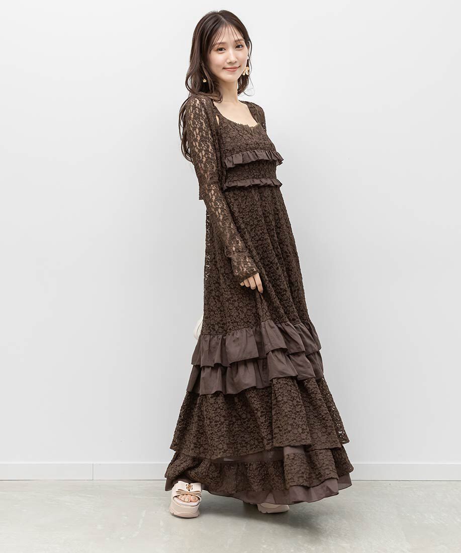  「モノグラムリボンボリュームスポーツサンダル」|サンダル|