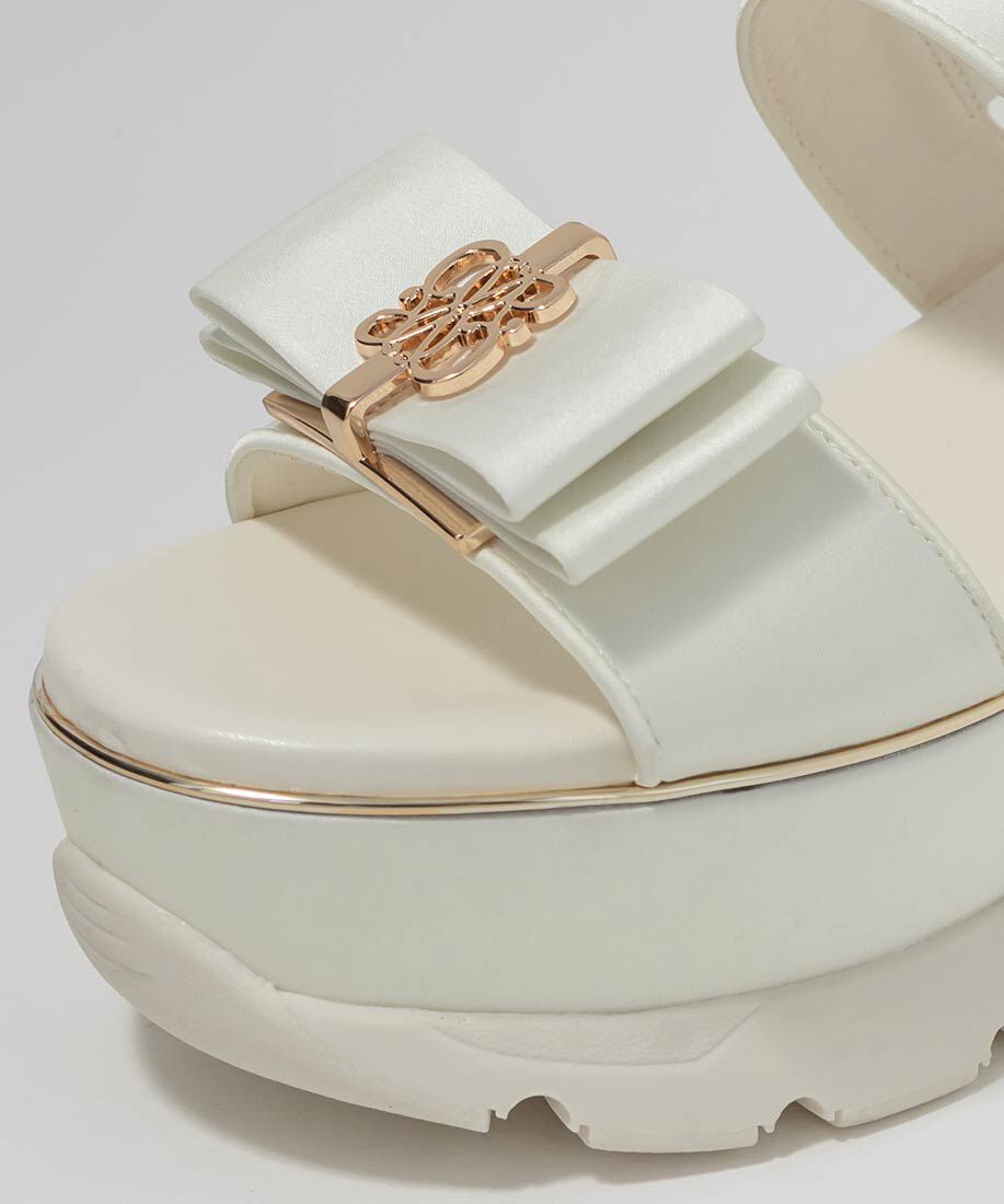  「モノグラムリボンボリュームスポーツサンダル」|サンダル|