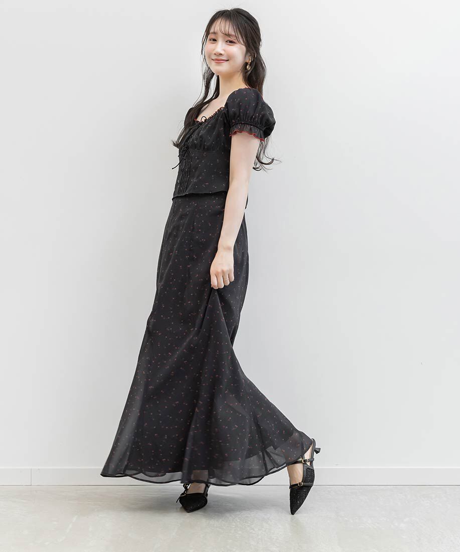  「シアーチェックバックストラップパンプス」|パンプス|