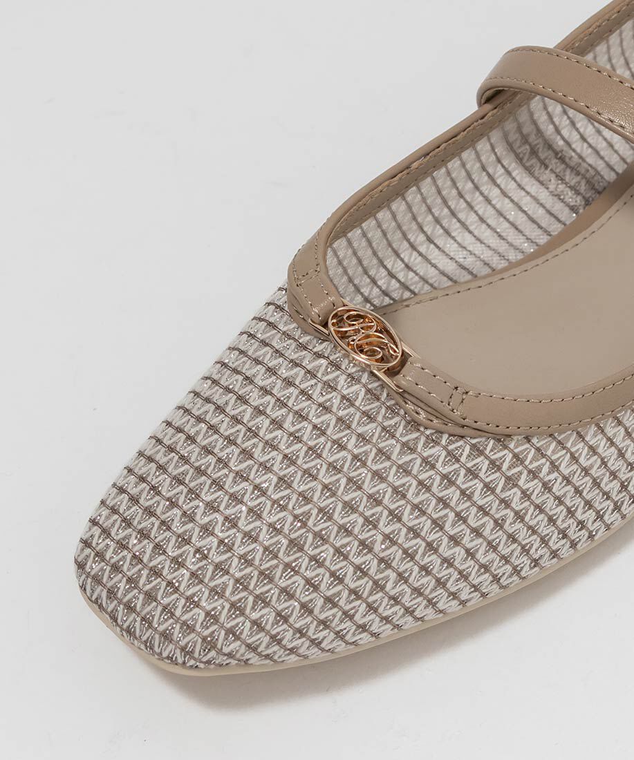  「メッシュメリージェーンフラットパンプス」|パンプス|