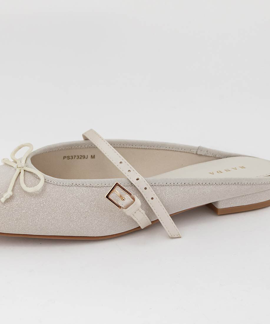  「バレエシューズライクミュールパンプス」|ルームシューズ|