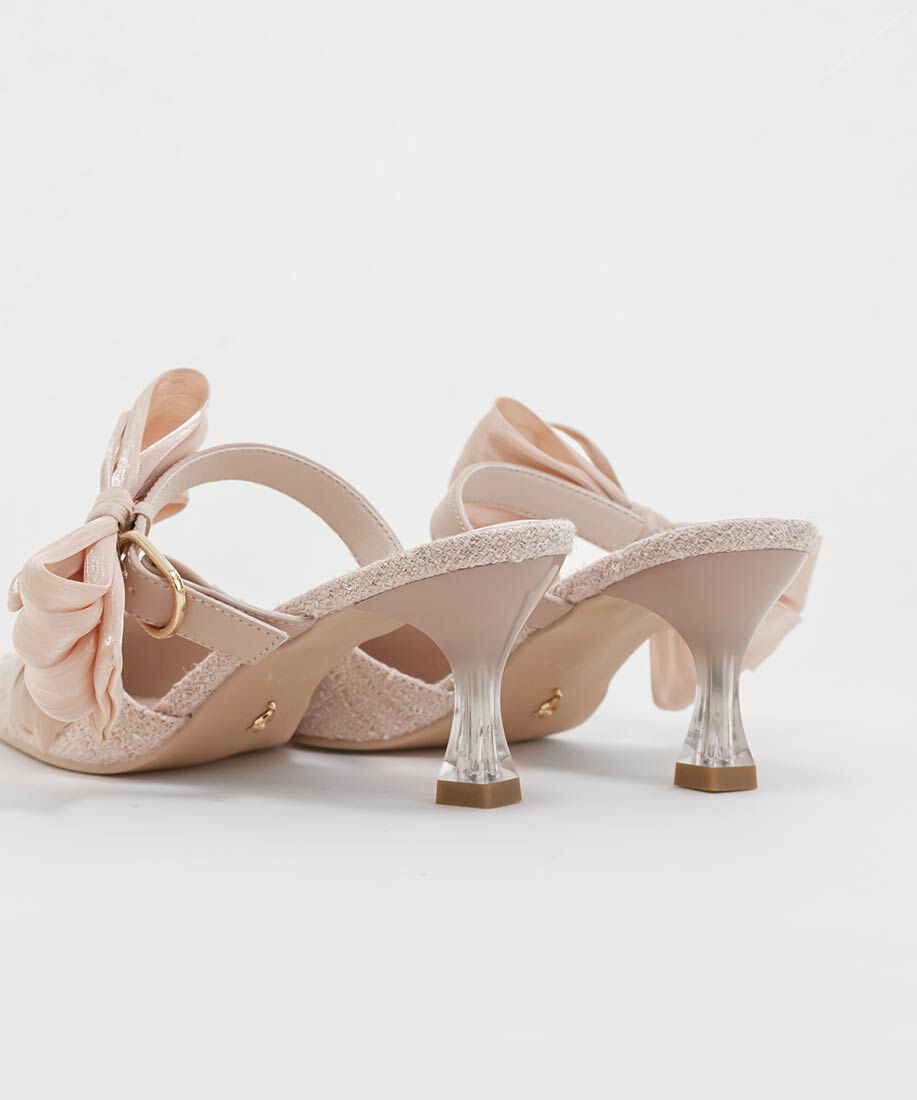  「【Tulip Collection】2WAY チューリップリボンミュールパンプス」|パンプス|