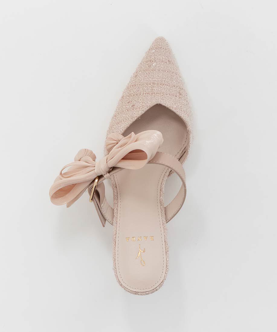  「【Tulip Collection】2WAY チューリップリボンミュールパンプス」|パンプス|