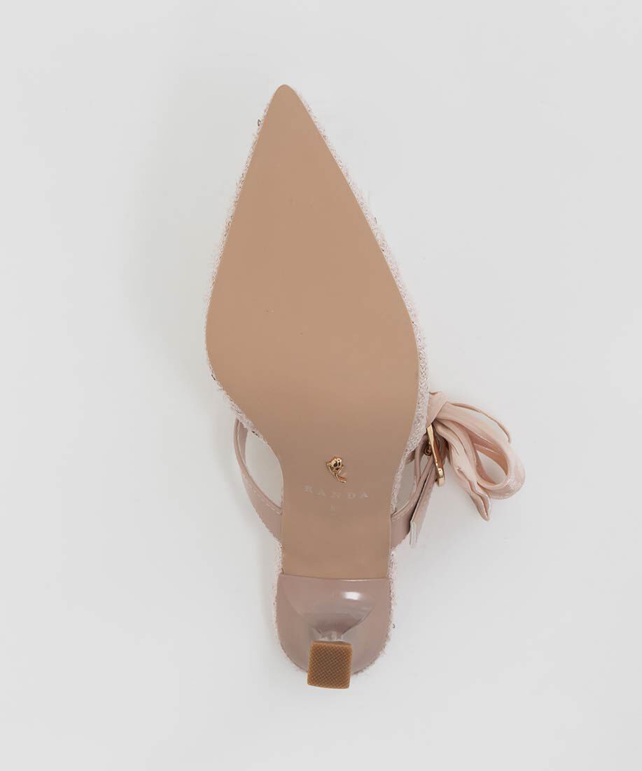  「【Tulip Collection】2WAY チューリップリボンミュールパンプス」|パンプス|