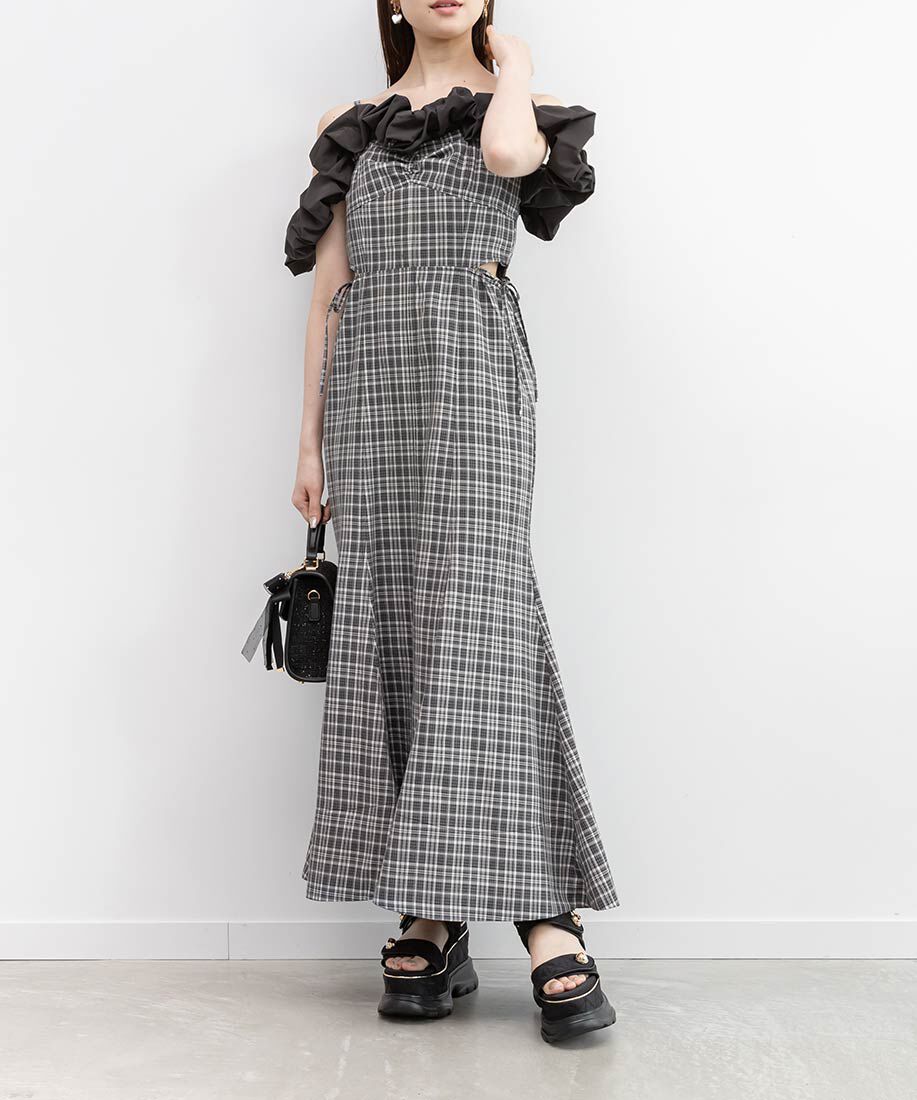  「パールパーツキルティングスポーツサンダル」|サンダル|