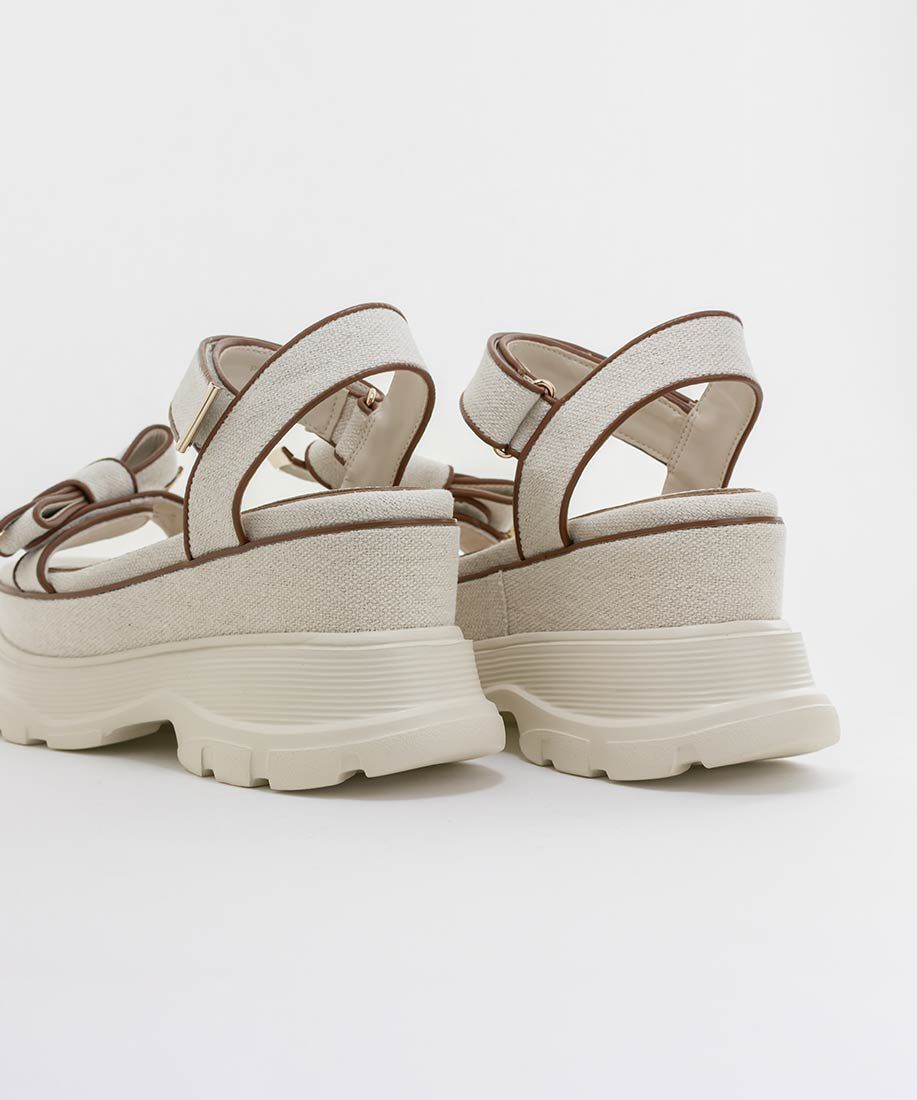  「パイピングリボンスポーツサンダル」|サンダル|