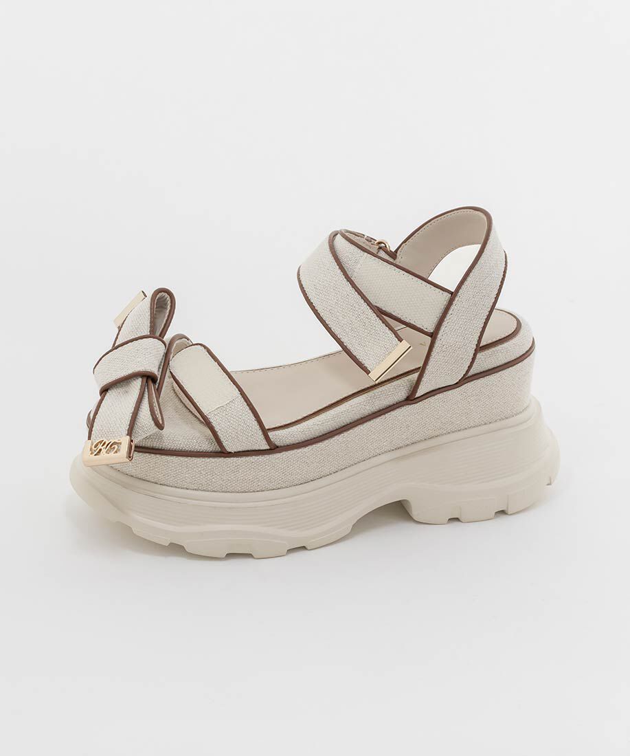  「パイピングリボンスポーツサンダル」|サンダル|