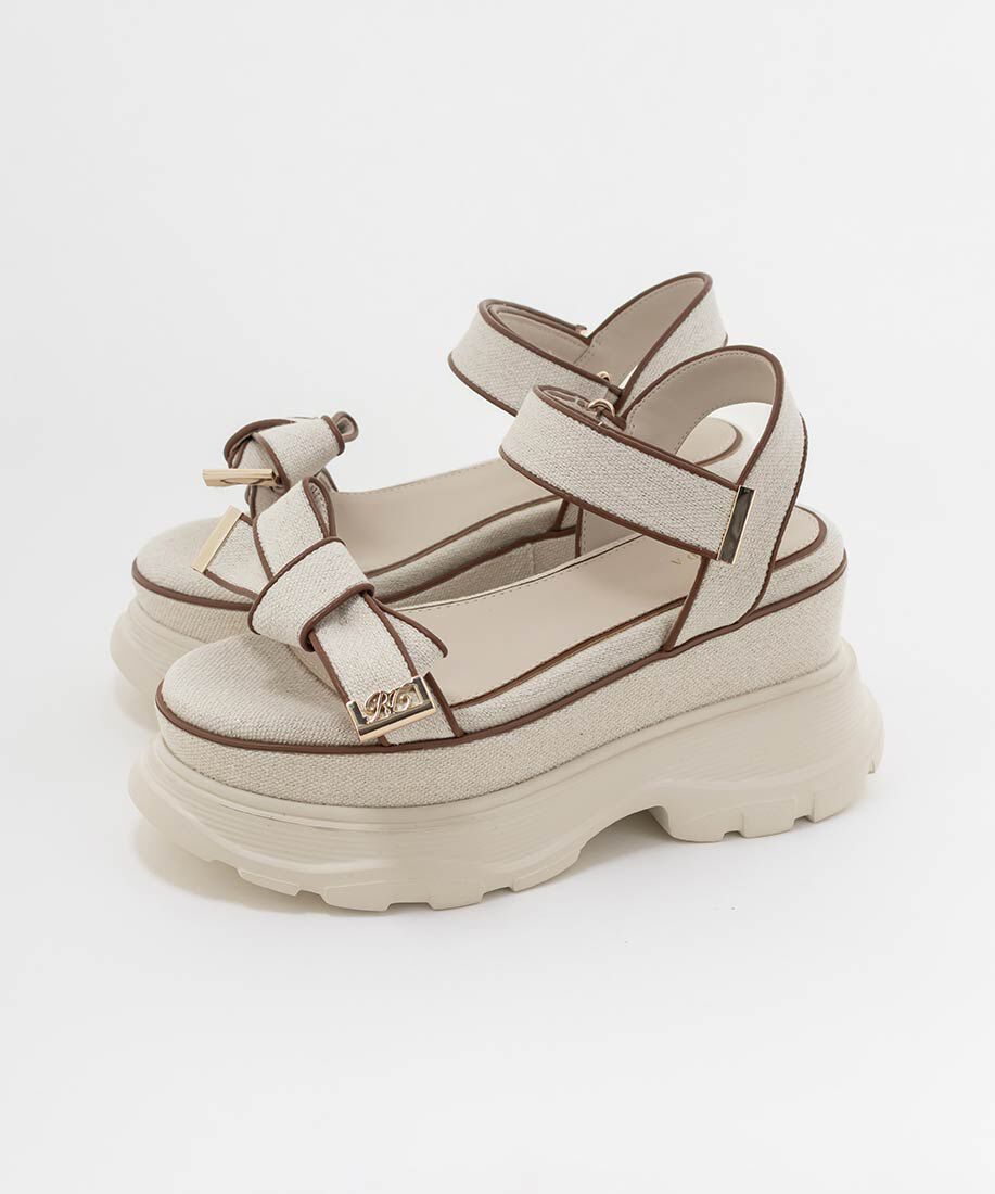  「パイピングリボンスポーツサンダル」|サンダル|