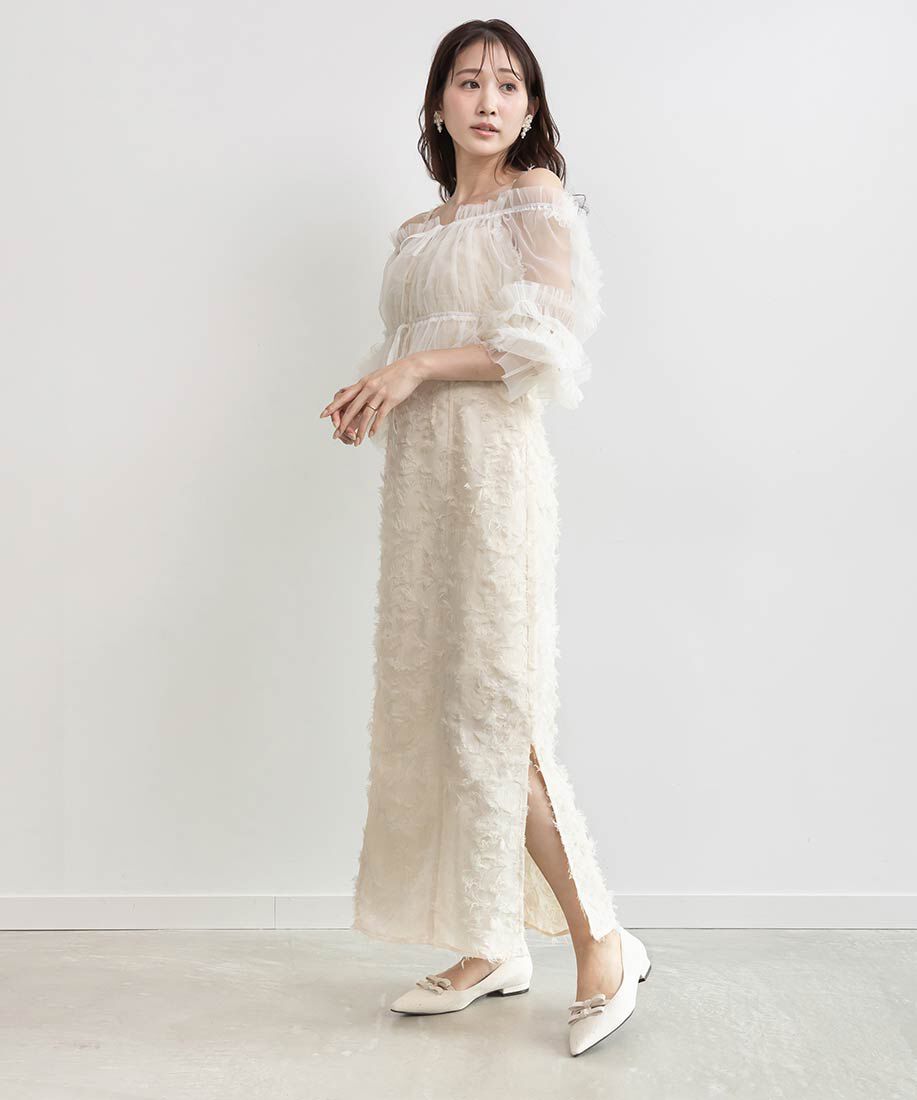  「ミニリボンフラットパンプス」|パンプス|