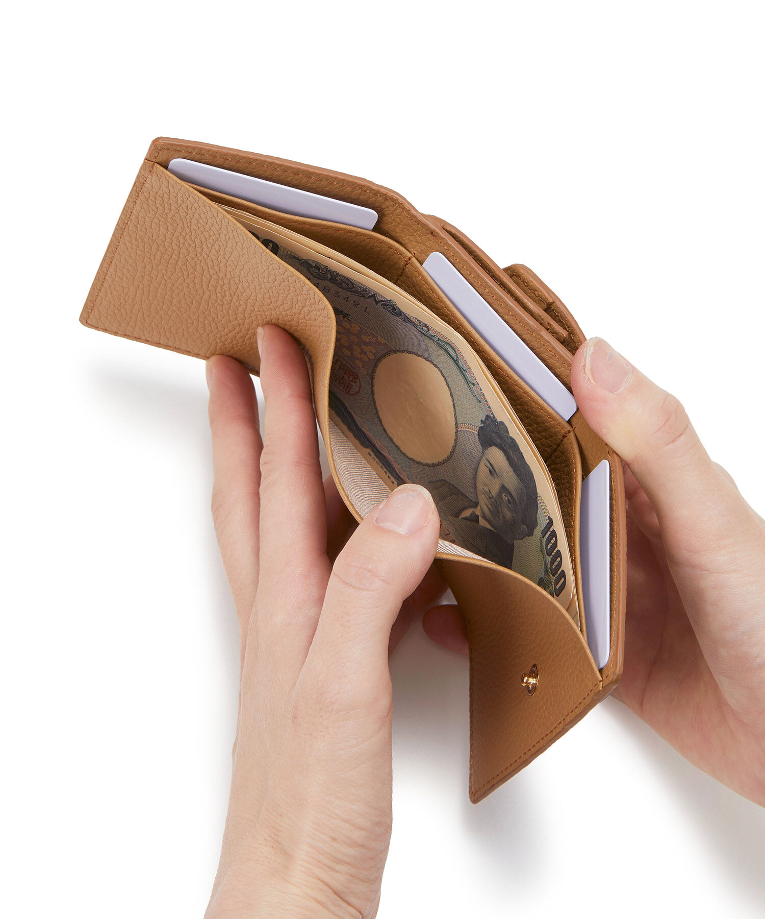 TOPKAPI 「【TOPKAPI】 gemdrops ジェムドロップ ミニエンボスレザー 天然石 三つ折り 財布」|財布|