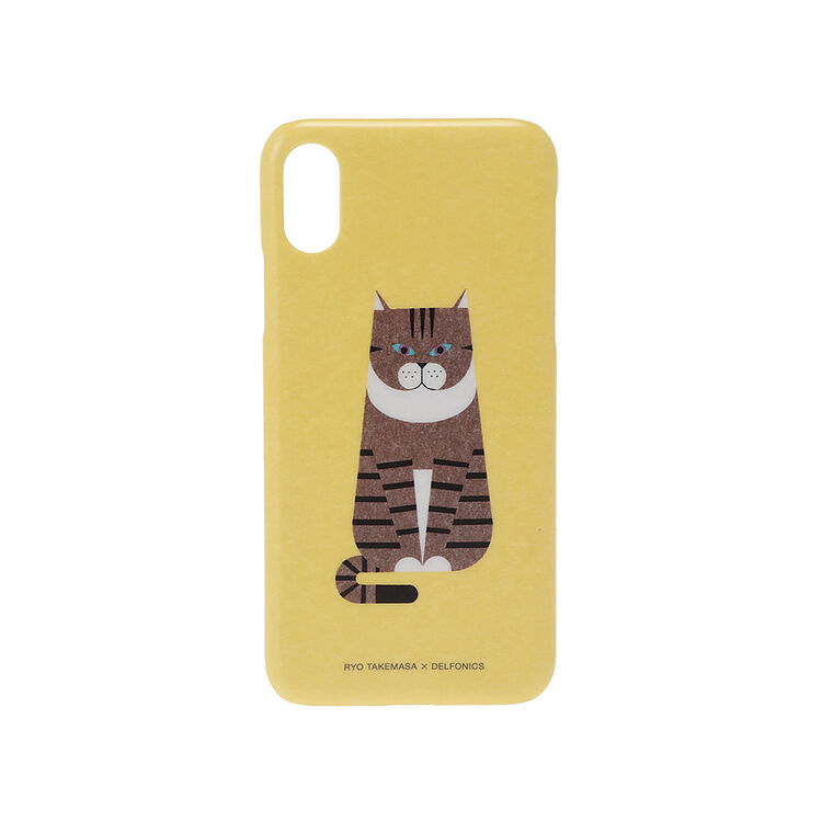 DELFONICS「Ryo Takemasa iPhone XSケース」|モバイルケース|B（ネコ）