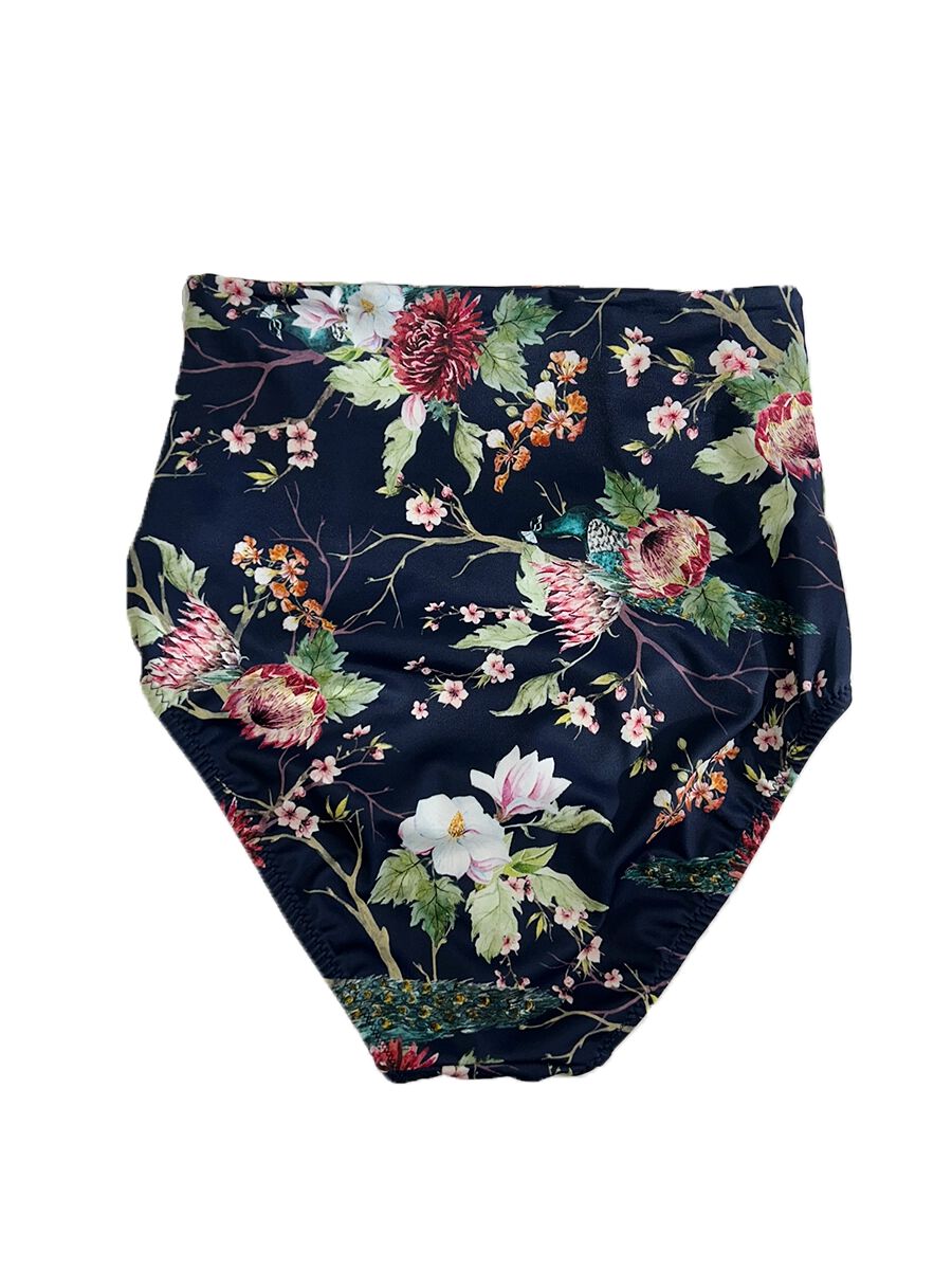 Riberce「【大人水着】ボタニカルVネックキャミソールビキニ」|ビキニ|