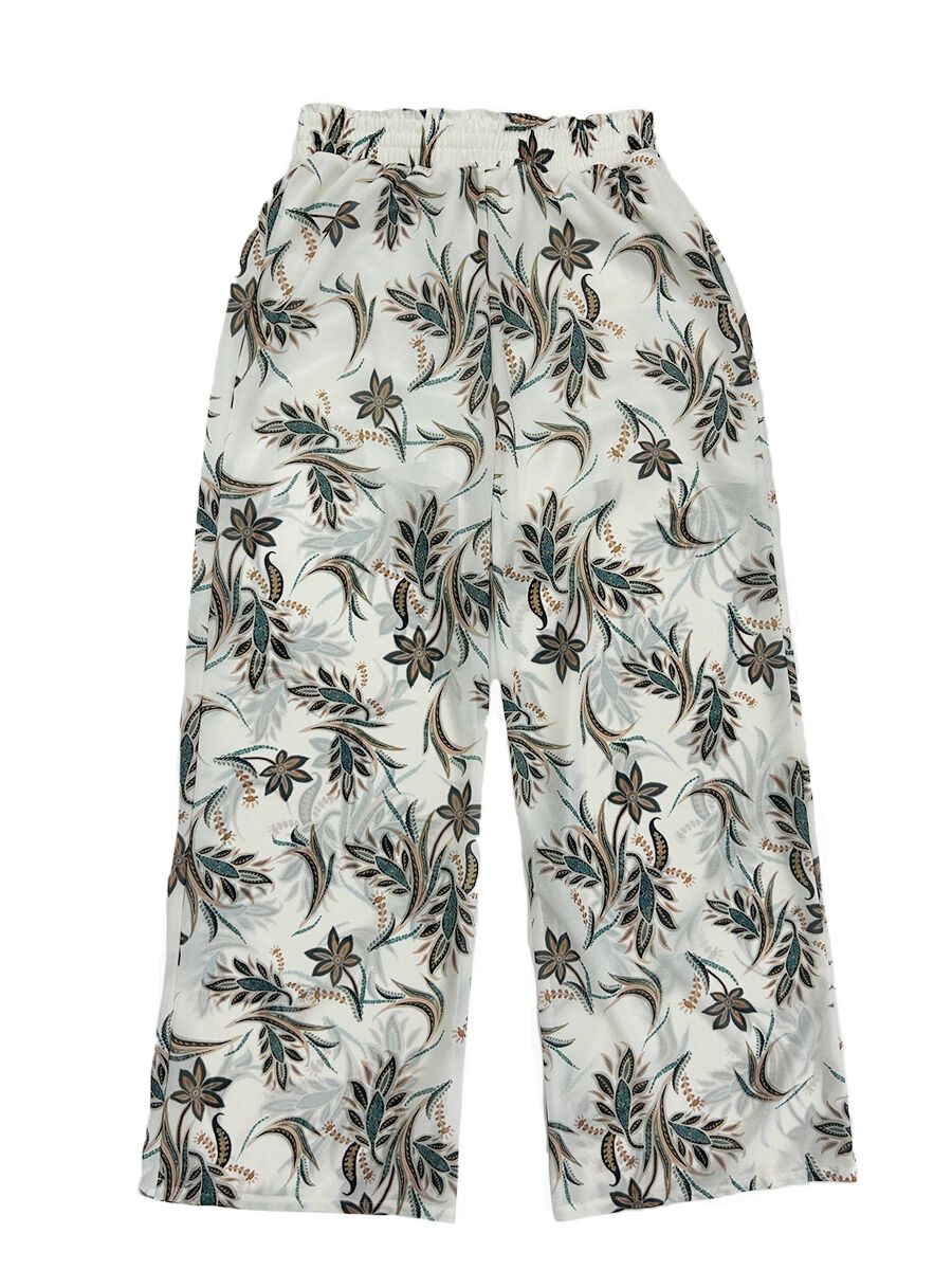 Riberce「オリエンタルフラワー柄ロングパンツ」|その他|