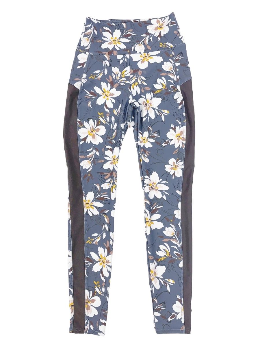  「モクレン風フラワープリントフルレギンス」|スポーツ|