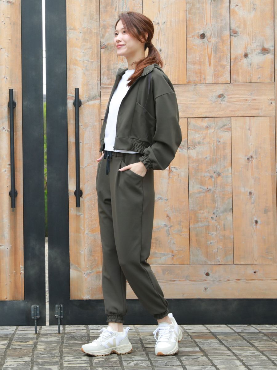 ALBOVE「ダンボールニットジョガーパンツ」|スポーツ|