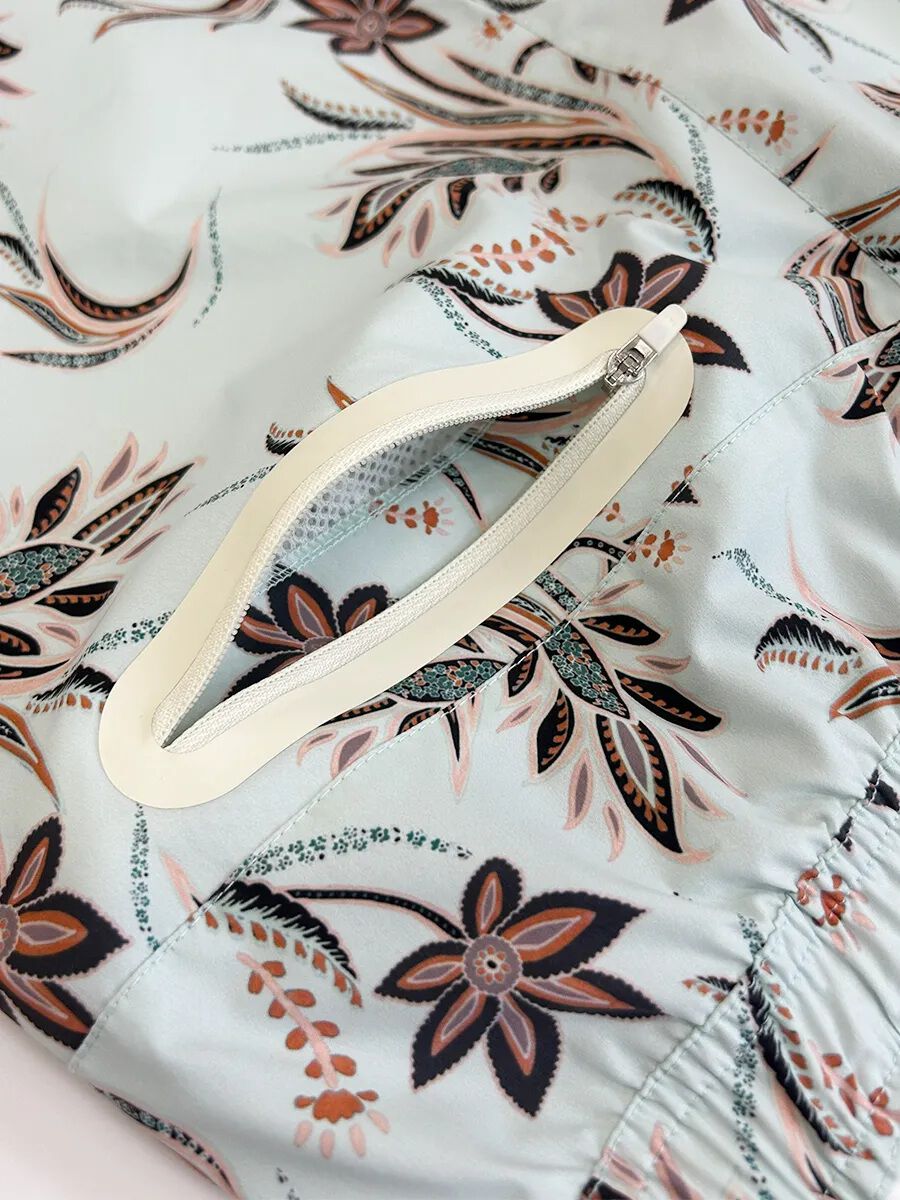 Riberce「【新作】オリエンタルフラワーレギュラー丈メンズサーフパンツ」|スポーツ|