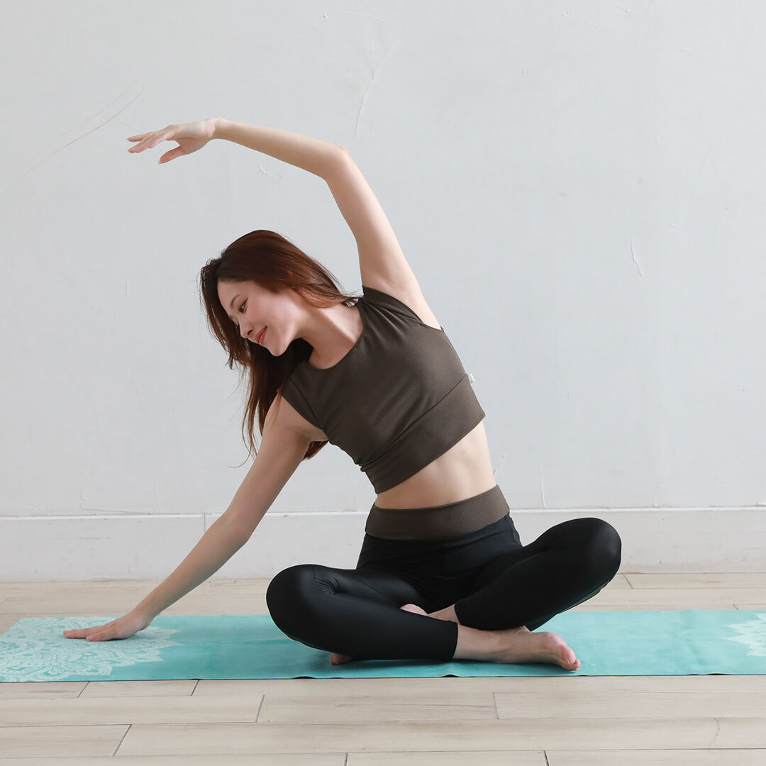 ALBOVE「リブ素材プチスリーブブラトップス」|スポーツ|