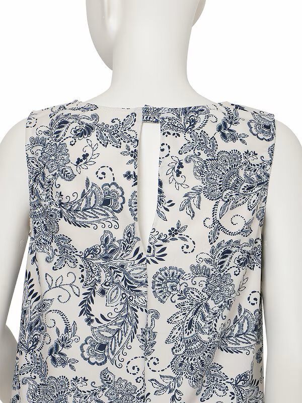 Riberce「【新作水着】ソフトエスニック柄オールインワン水着」|コンビネゾン|