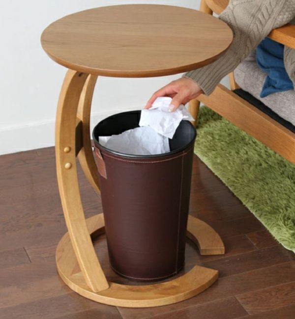 B-COMPANY「手元近くまで寄せられる　LOTUSサイドテーブル」|ステーショナリー|