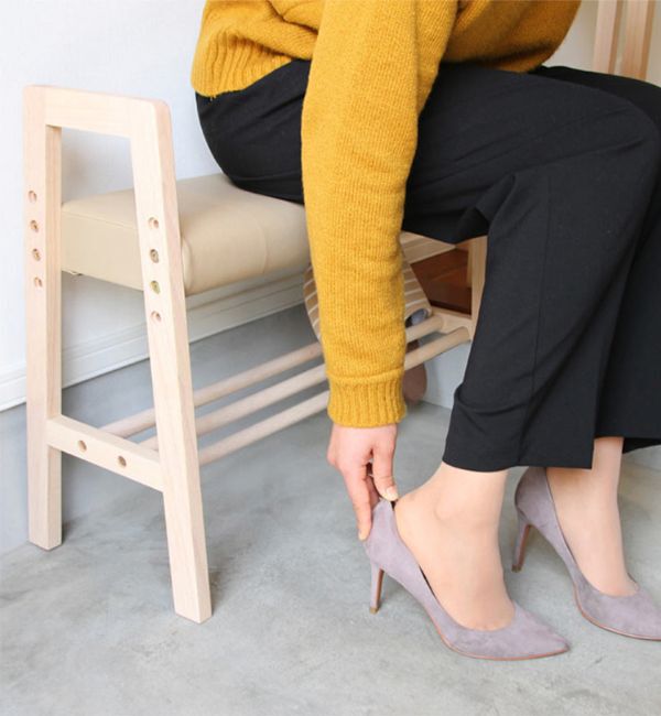 B-COMPANY「高さ調節できる　Multiベンチ」|ルームシューズ|