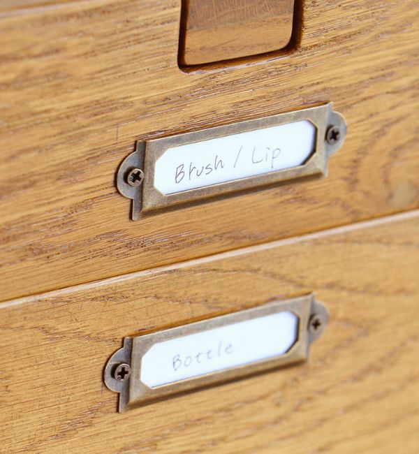 B-COMPANY「木のぬくもりを感じる　コスメボックス」|ミラー|