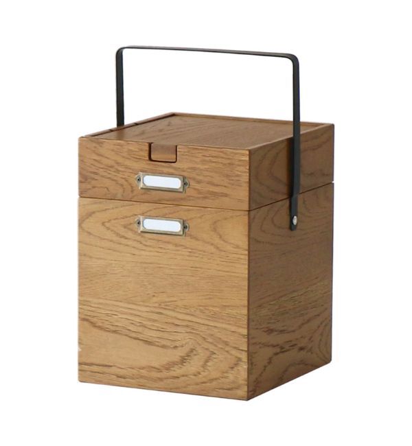 B-COMPANY「木のぬくもりを感じる　コスメボックス」|ミラー|