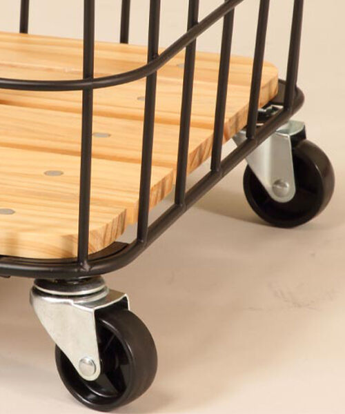  「バスケット付　ポールハンガー」|食器・キッチングッズ|