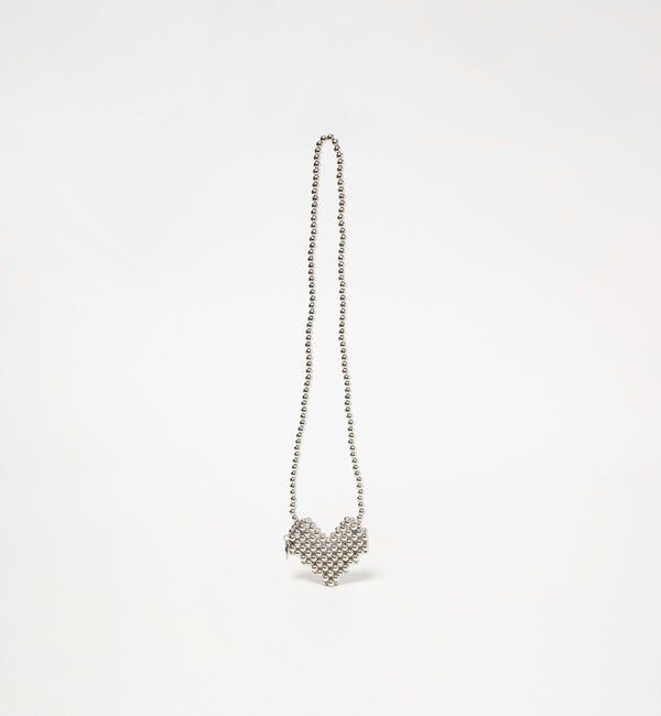 SY UNITED ARROWS「＜SY＞ ハートビーズネックチャーム」|ネックレス|