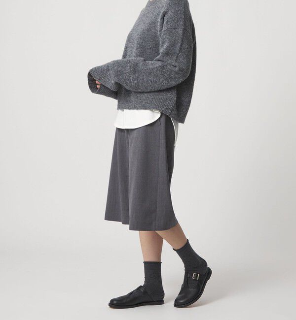 ODETTE E ODILE「オブリークTストラップミュール フラット15&uarr;」|スリッポン|