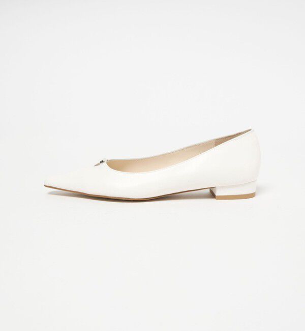 ODETTE E ODILE「レクタングルメタル フラット20&uarr;」|パンプス|OFF WHITE