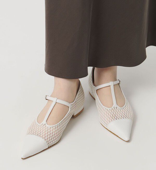 ODETTE E ODILE「シアーTストラップ フラット20&uarr;」|パンプス|