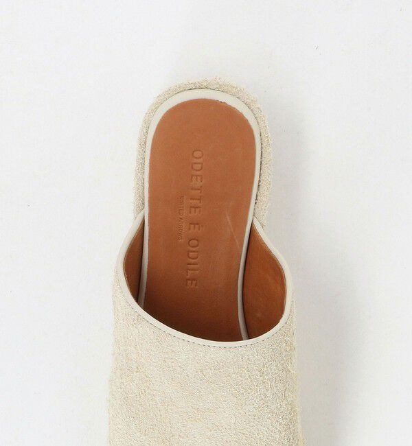 ODETTE E ODILE「ピープトゥウェッジ サンダル45」|サンダル|