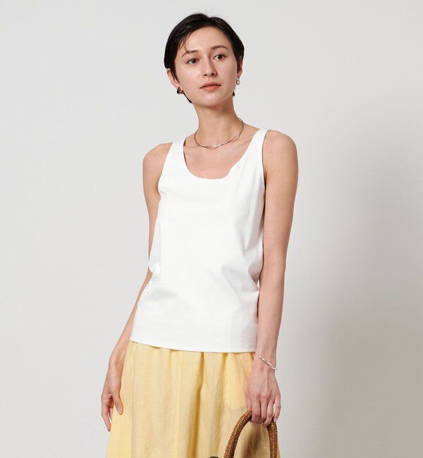 UNITED ARROWS「C DOUBLE タンクトップ」|タンクトップ|WHITE